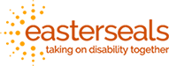Easterseals: Taking on disability together. logo